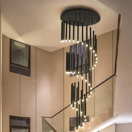 Black Chandelier for Foyer Statement Piece