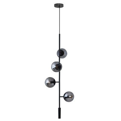 Solara Pendant Light – Mid-Century Amber Glass Design
