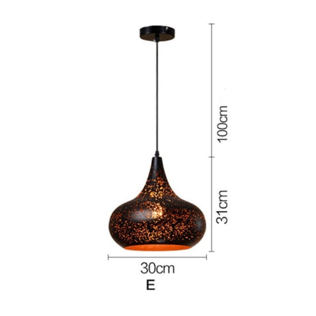 Energy efficient LED pendant light fixture