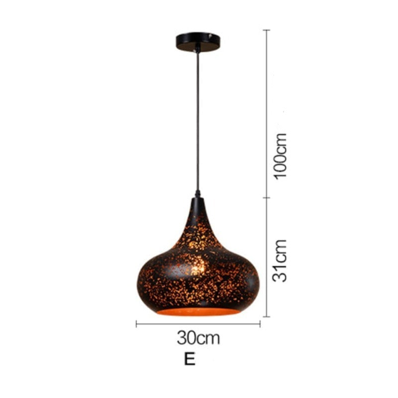 Energy efficient LED pendant light fixture