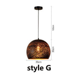 Pendant light illuminated evening ambiance