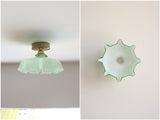 Pastel Glass Ceiling Light for Kids Room