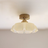 Brass Fitting Ceiling Light Side View