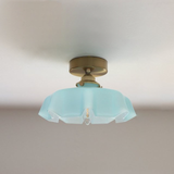Pastel Glass Pendant Light Dimension Diagram