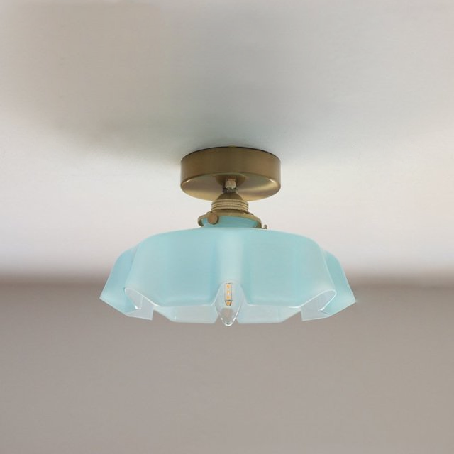 Pastel Glass Pendant Light Dimension Diagram