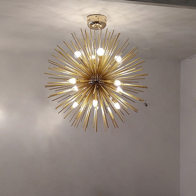 Iron Chandelier for Study and Parlor Decor