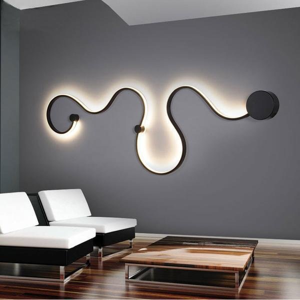 Modern Acrylic LED Wall Light for Hallways