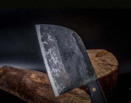 Morava Handmade Serbian Chef Knife traditional forging detail - OpalDwell
