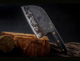 Morava Handmade Serbian Chef Knife blade edge sharpness - OpalDwell