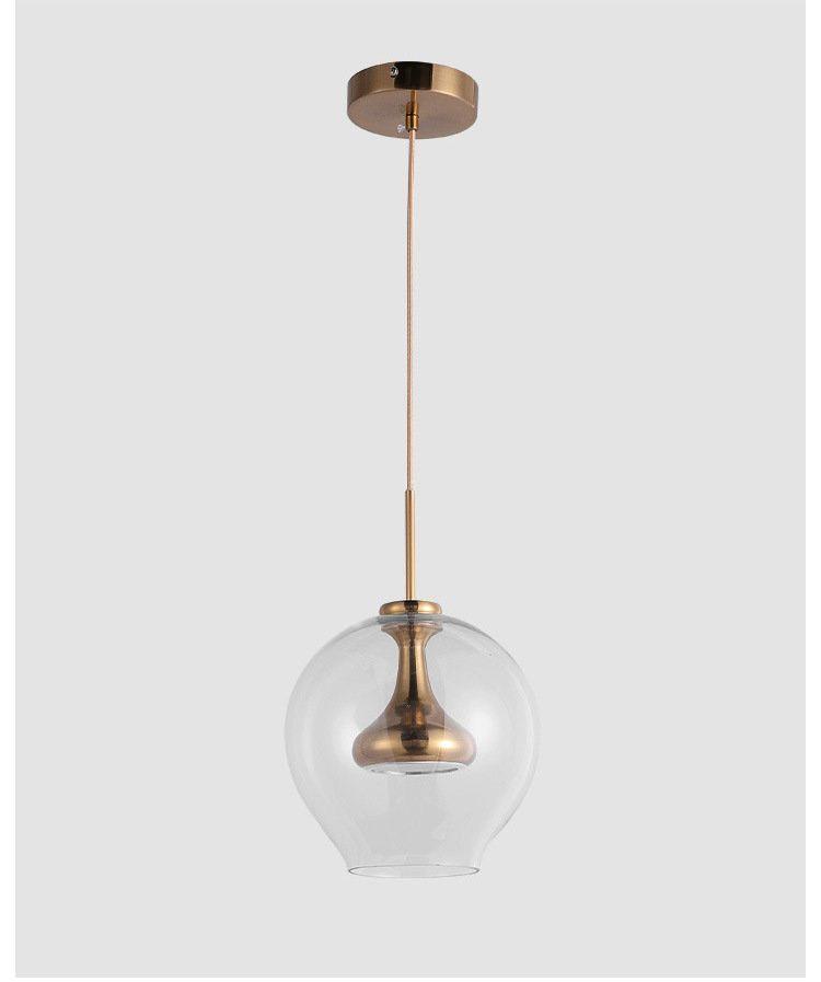Glass and Metal Pendant Light for Contemporary Interiors