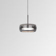 Glass pendant light soft ambient glow statement piece