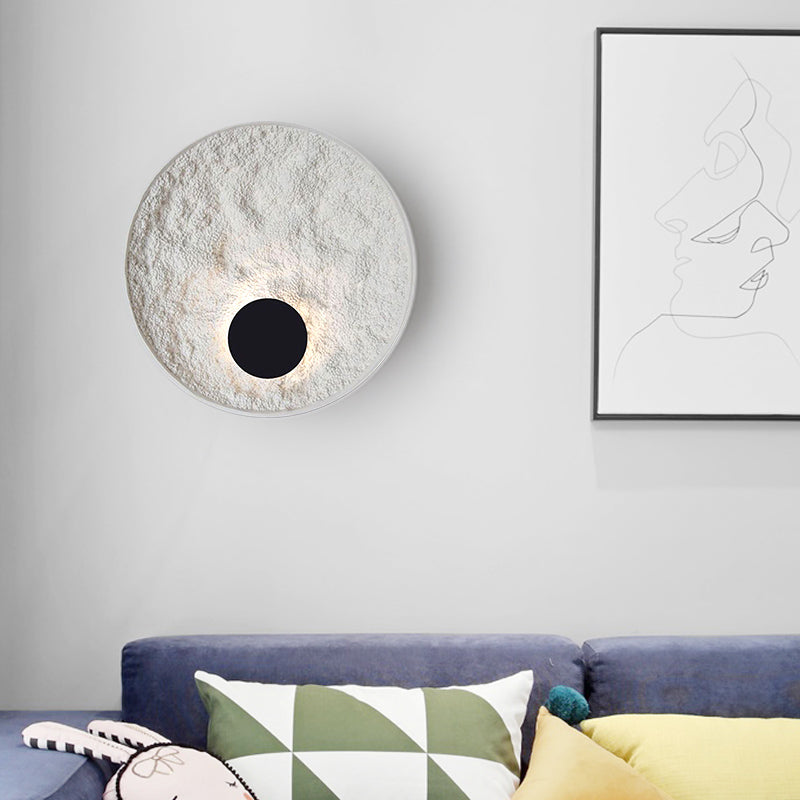 LunaSphere Resin Wall Lamp – sphere design for bedroom and living room | OroDwell