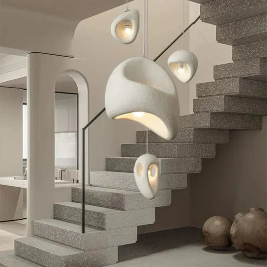 High-density polyethylene Metal Pendant Light – warm ambient glow design detail view | OroDwell
