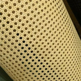 Detail of the open weave with the light passing through it