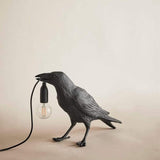 Rookhaven Raven Bird Table Lamp for Living Room