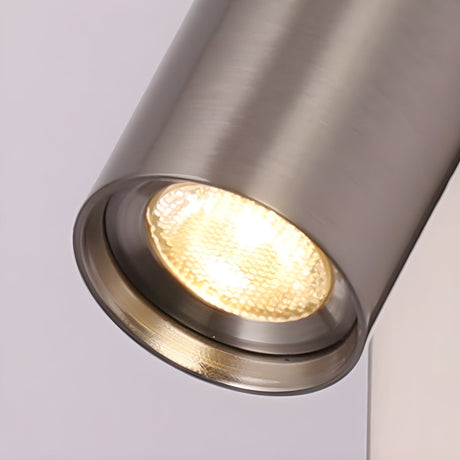 Close view of the LED lens at the tip of the spot