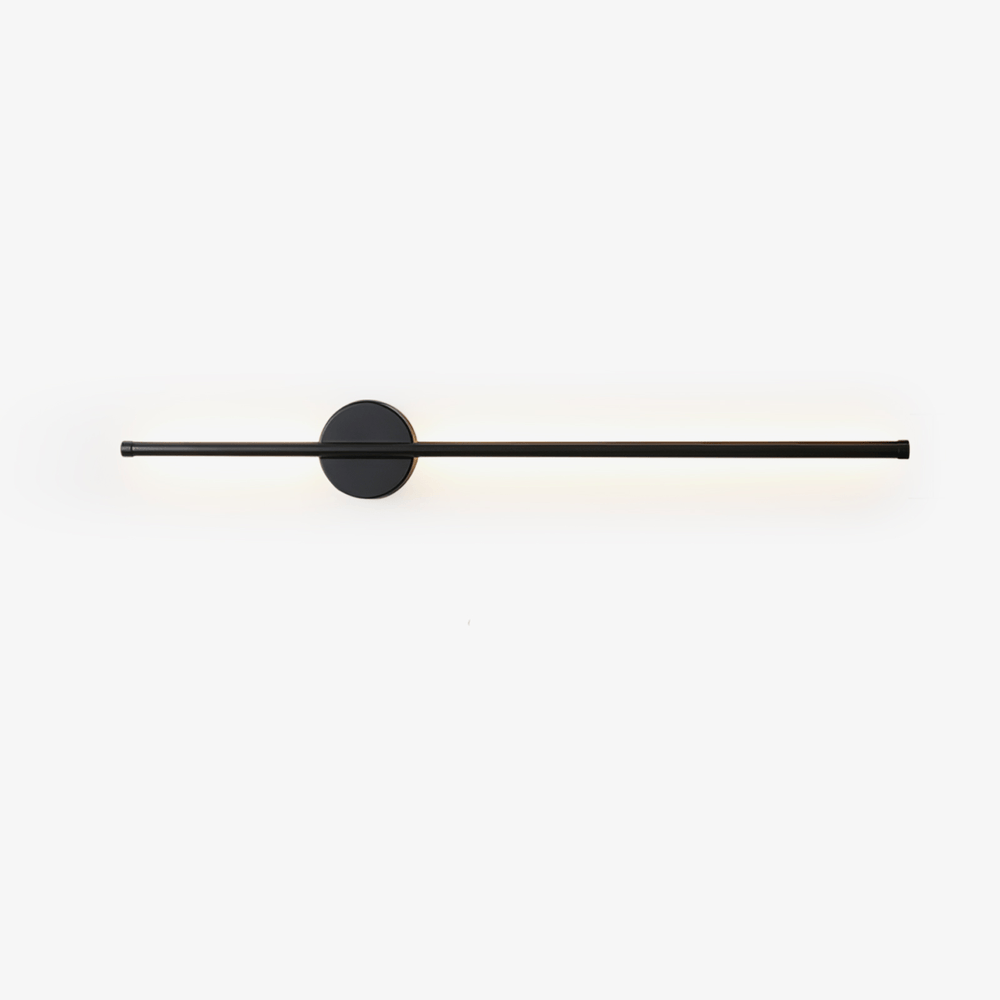 A black bar crossing a round hub set off center, the fitting switched off