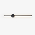A black bar crossing a round hub set off center, the fitting switched off