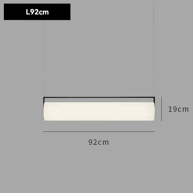 The 92 cm version drawn with its length and 19 cm depth marked