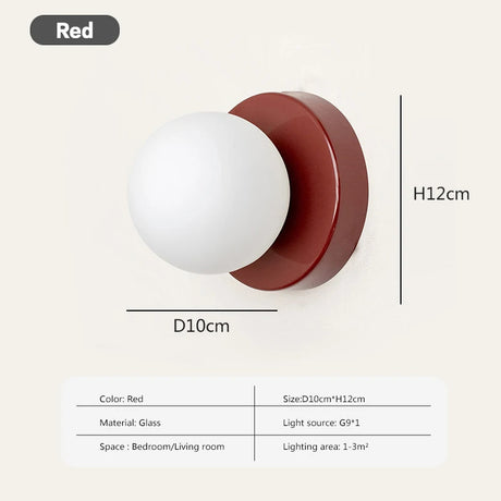 Glass Wall Sconce finish detail