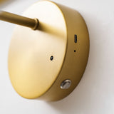 Close view of the disc plate with its charging port and two small buttons