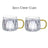 Glass Pitcher Set 2000 ml capacity size view - OpalDwell