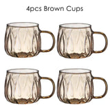 Glass Pitcher Set for kitchen counter display - OpalDwell