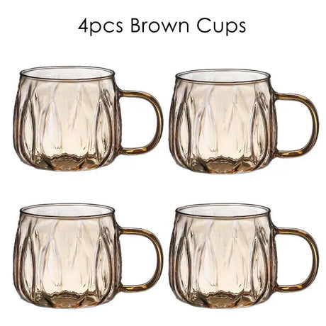 Glass Pitcher Set for kitchen counter display - OpalDwell