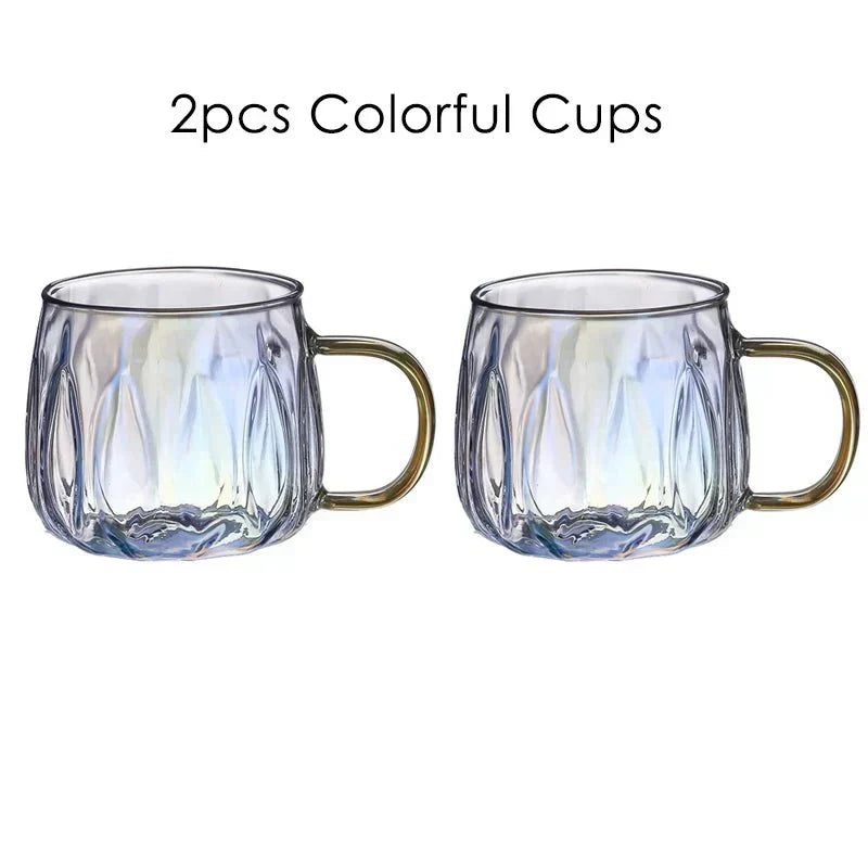 Glass Pitcher Set for serving iced tea - OpalDwell