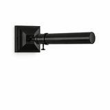 The same fitting in black, tube and stepped base finished to match