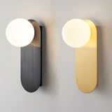 Warm glow wall sconce for living room – additional angle