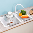 Rollable Drying Stand – Stainless Steel Kitchen Rack