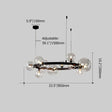 Elara Chandelier – Sparkling Light Reflection