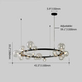Elara Crystal Chandelier for Home Decor Centerpiece