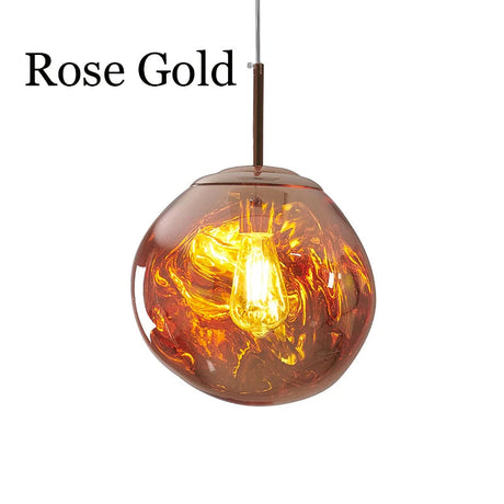 NovaLume Pendant Light in Blue Color Glow
