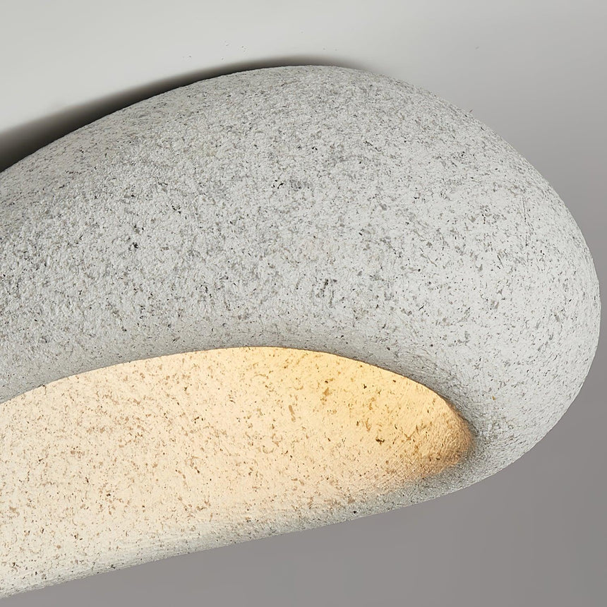 Close view of the stone spot texture across the curve of the dome