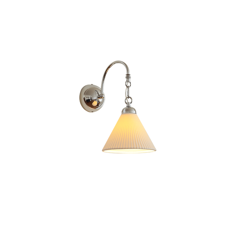 The smaller pleated cone version on a white background