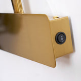 Close view of the wall plate with its small round rocker switch on the side