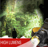 waterproof rechargeable headlamp for hiking and camping use