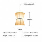 Dimension card for the 50 by 60 cm knitted shade