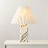 Luxury Marble Table Lamp for Bedroom Decor