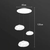 Three light version drawn with a 40 cm plate and a 120 cm drop marked