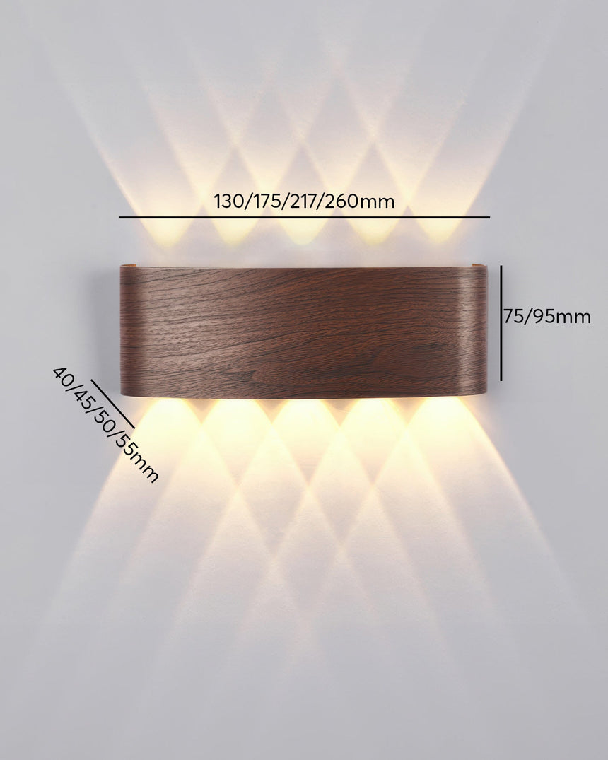 Wall mounted wall sconce for balcony