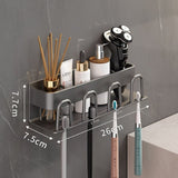 Moisture-resistant bathroom organizer for daily toiletries