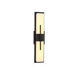 The sconce turned to show how far the body stands off the wall