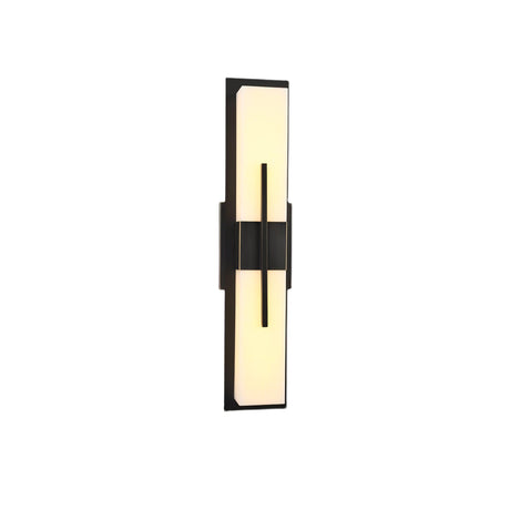 The sconce turned to show how far the body stands off the wall
