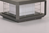 The base plate and fixing points under the body of the lantern