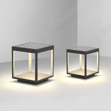 Two sizes of the frame seen together, the lid panel visible on each