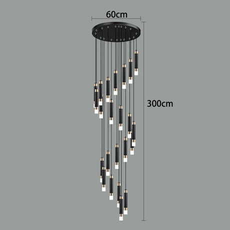 Twenty four light version drawn with a 60 cm plate and a 300 cm drop