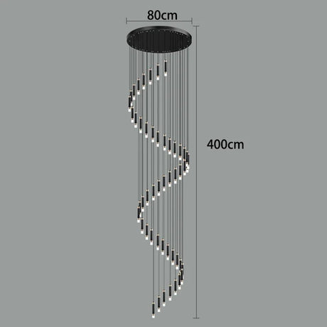 Forty eight light version drawn with an 80 cm plate and a 400 cm drop
